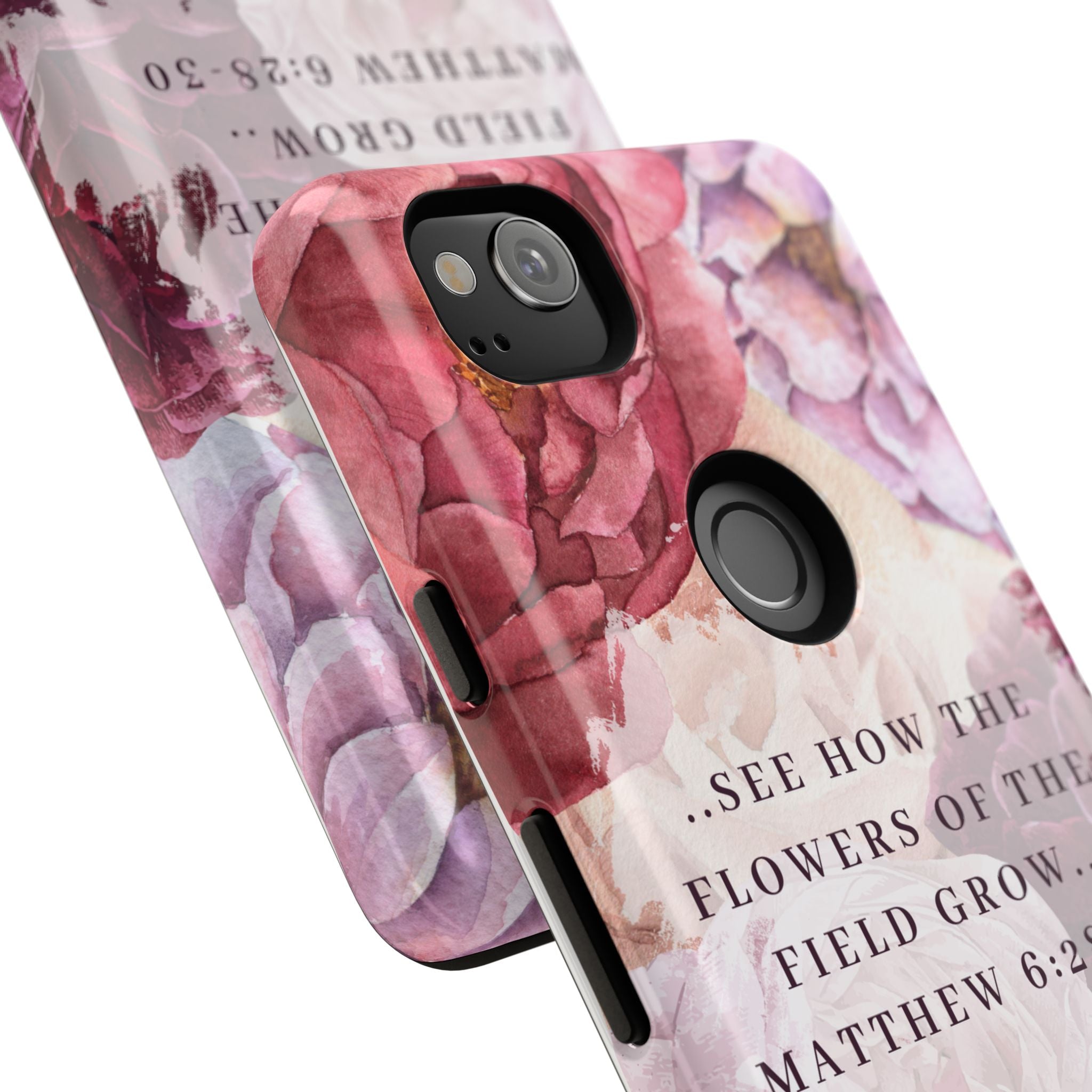 Matthew 6:28 Floral Samsung/Android Phone Case