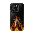 Forged in the flames phone case