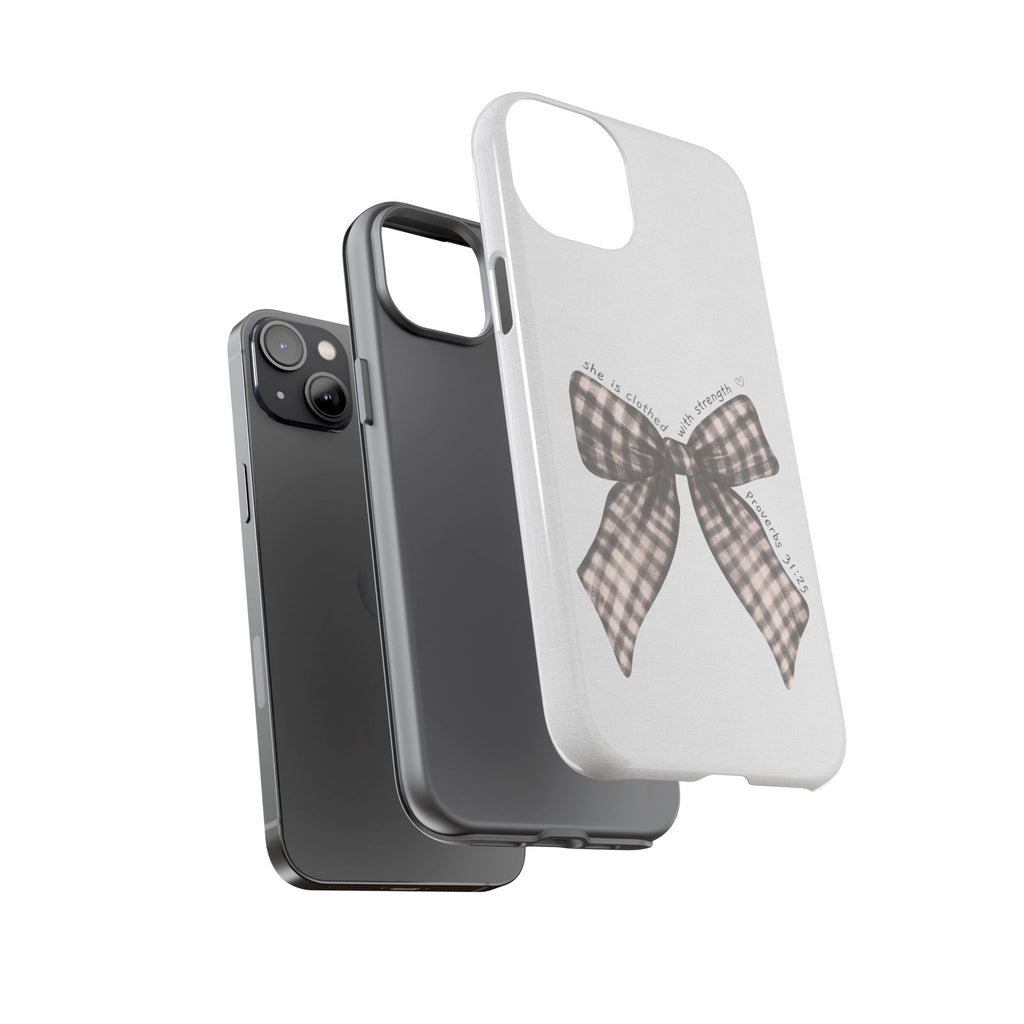 Proverbs 31 Rustic Bow Non MagSafe Phone Case