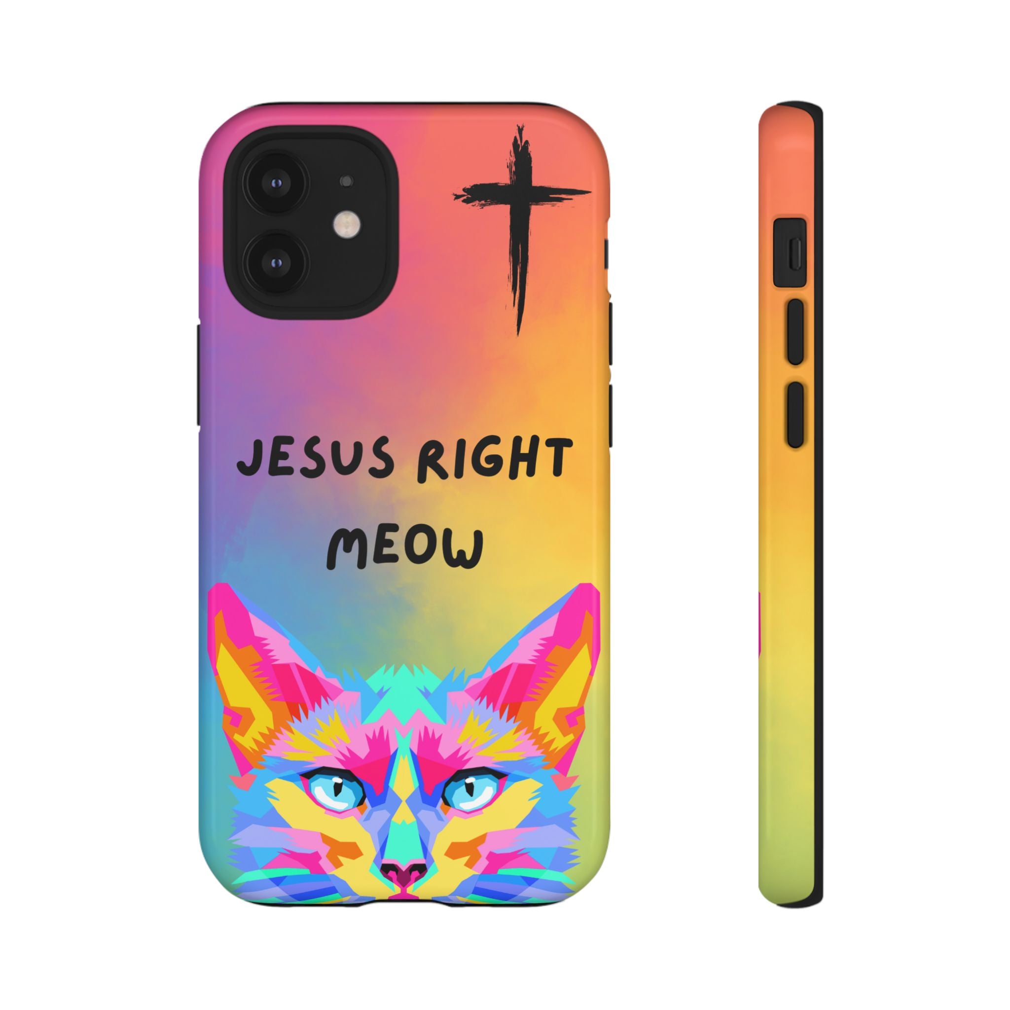 Jesus Right Meow Non MagSafe Phone Case