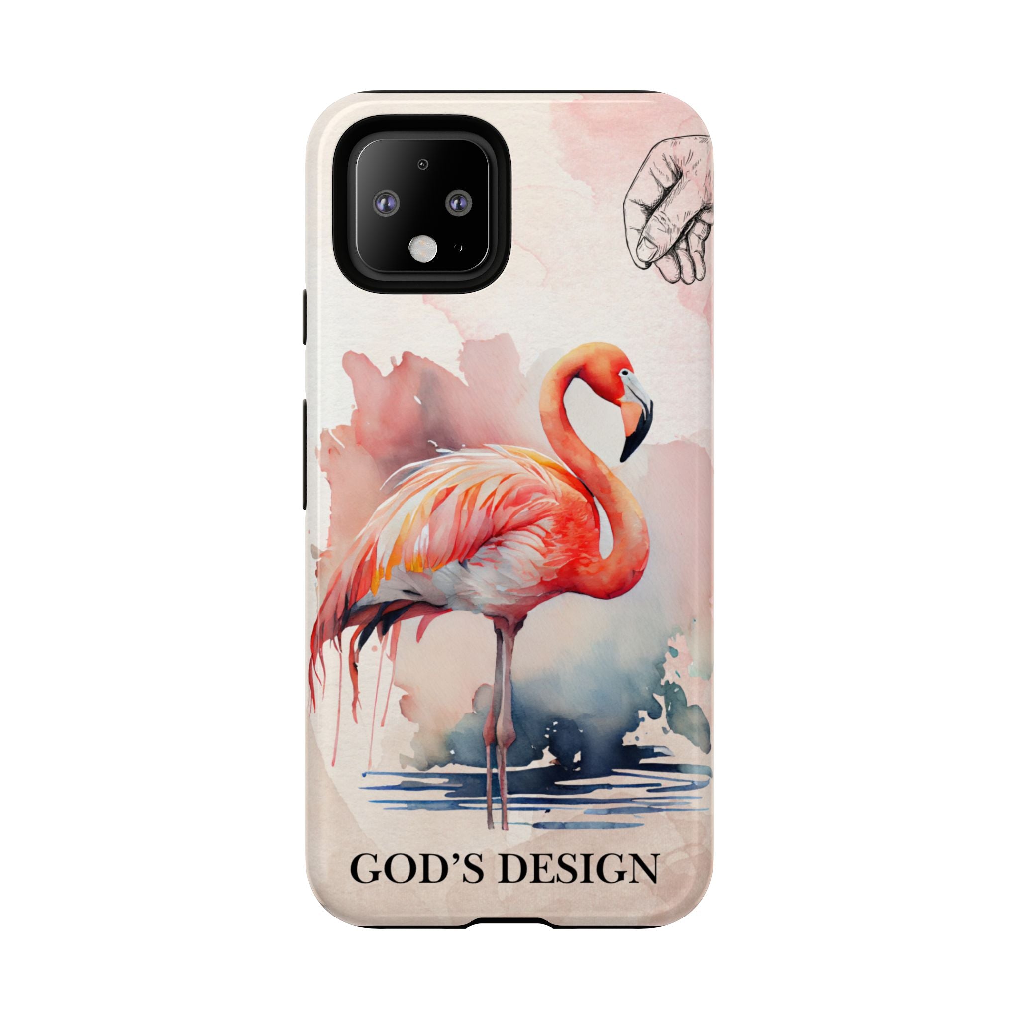 God’s Design Pink Flamingo Case