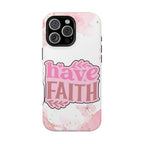 Have Faith Pink Butterfly Phone Case