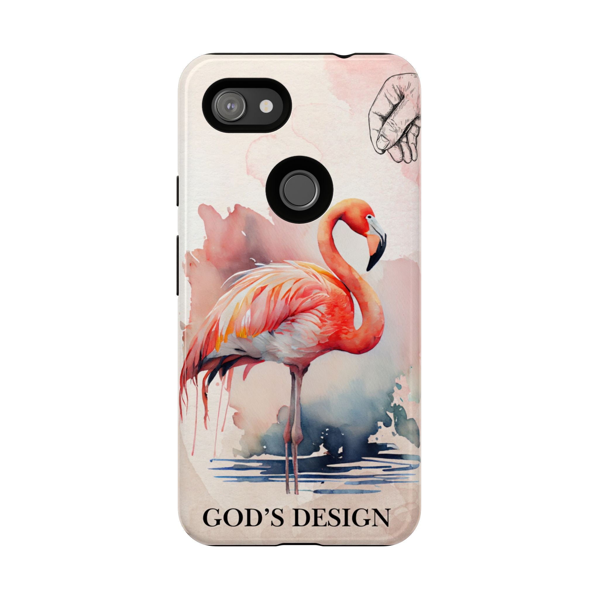 God’s Design Pink Flamingo Case