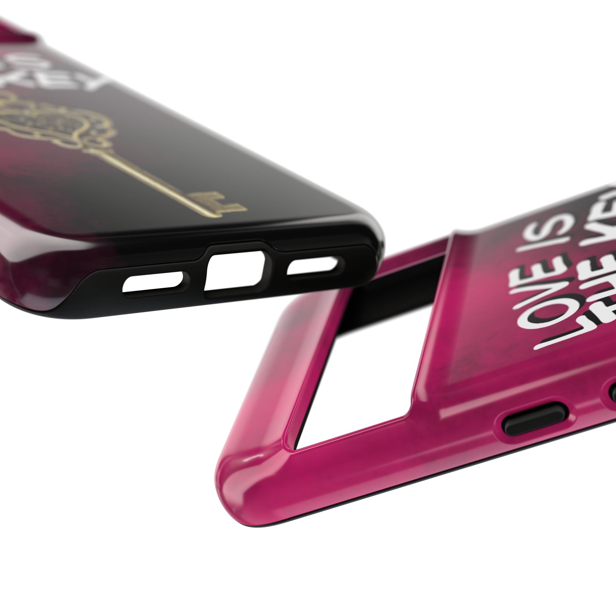 Love is the Key Phone Case