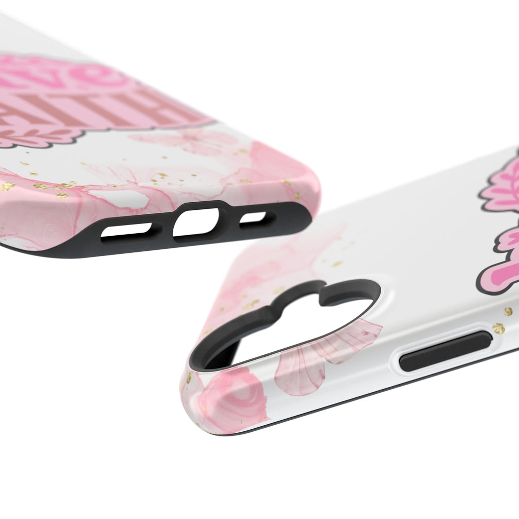 Have Faith Pink Butterfly Phone Case