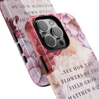 Matthew 6:28 Floral Samsung/Android Phone Case