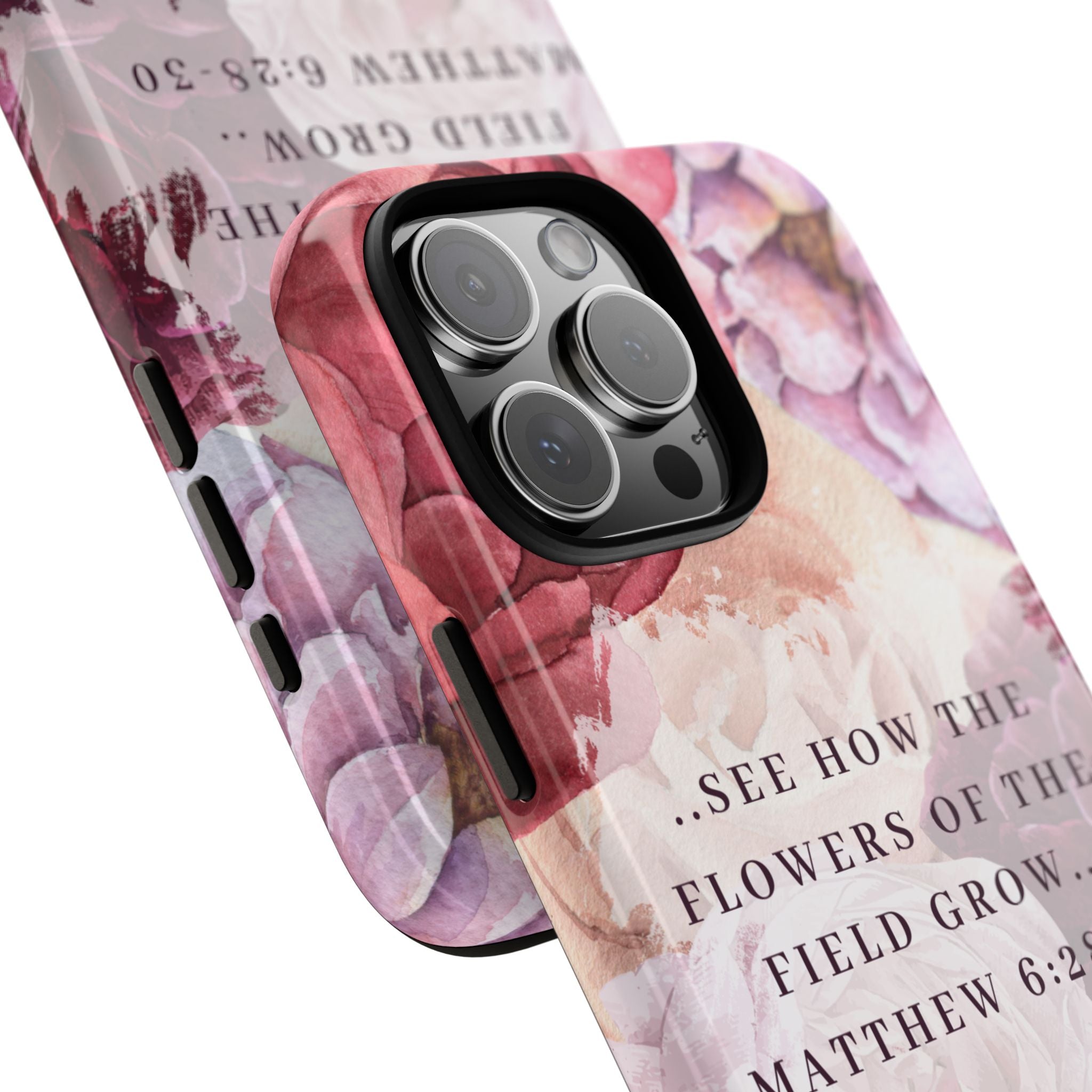 Matthew 6:28 Floral Samsung/Android Phone Case