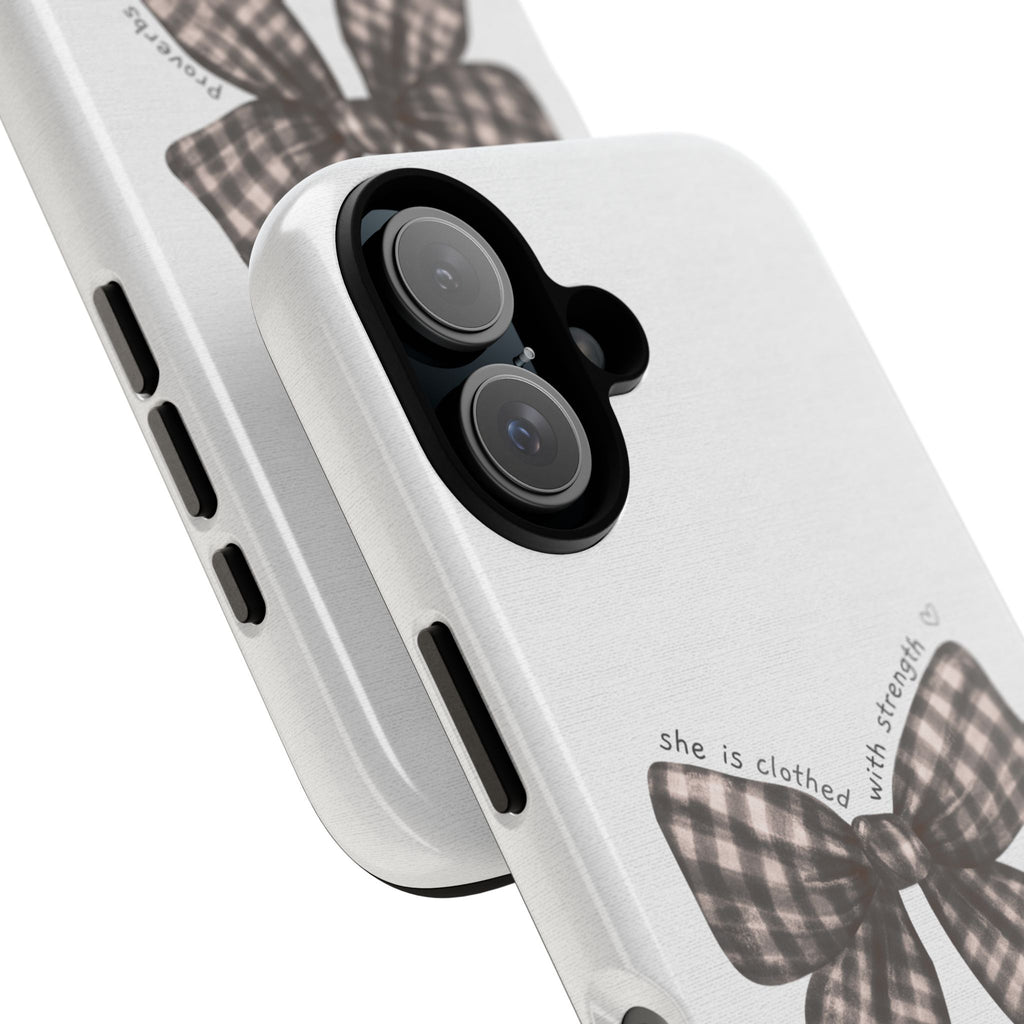 Proverbs 31 Rustic Bow Non MagSafe Phone Case