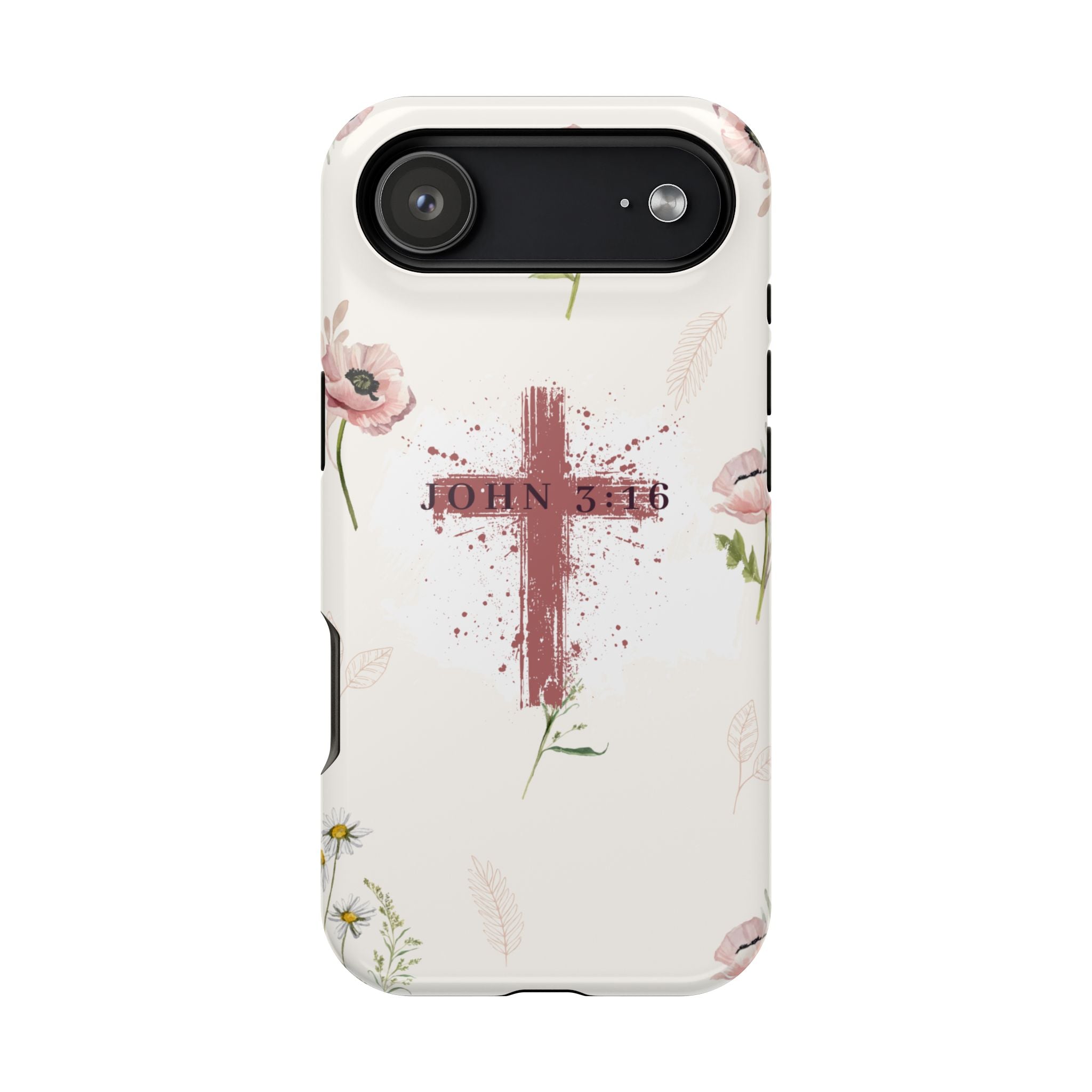 John 3:16 Floral Phone Case