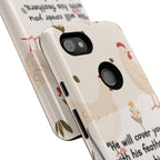 Psalm 91:4 Chicken Phone Case