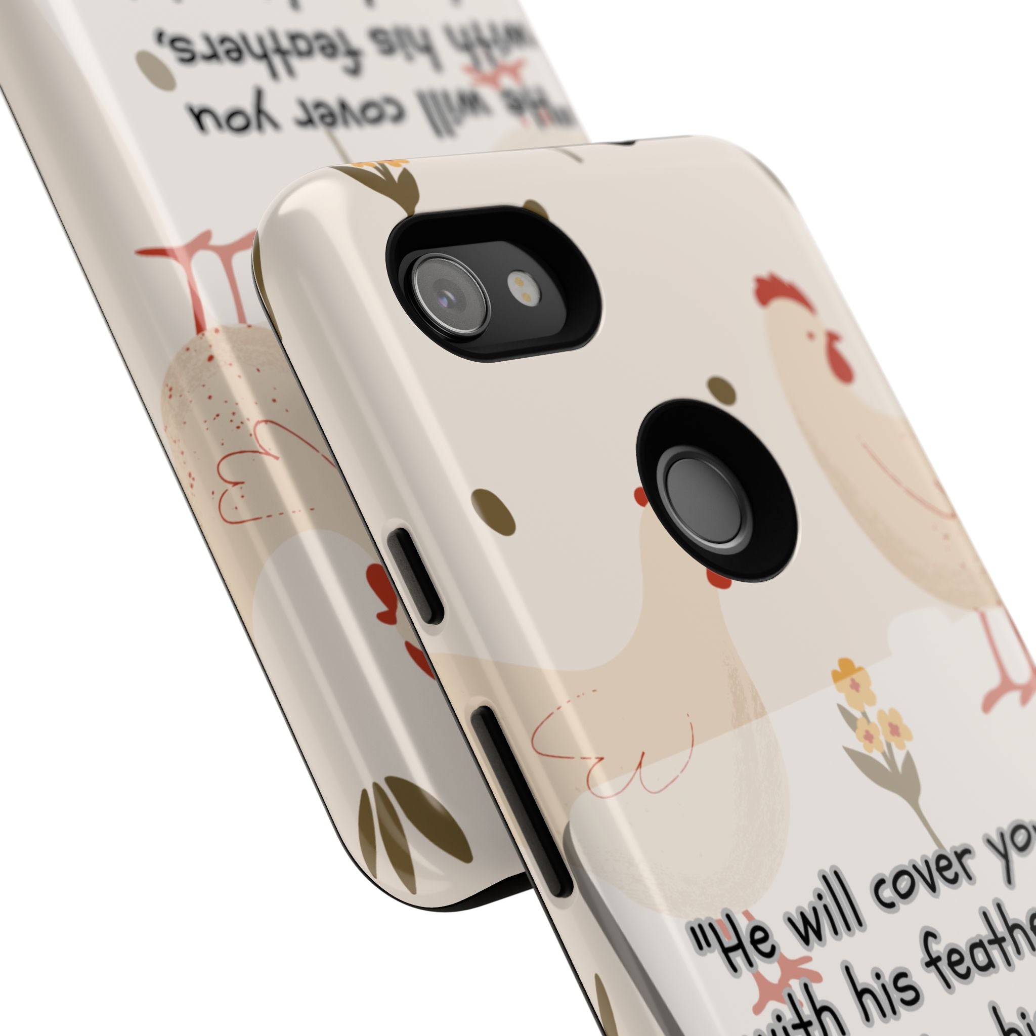 Psalm 91:4 Chicken Phone Case