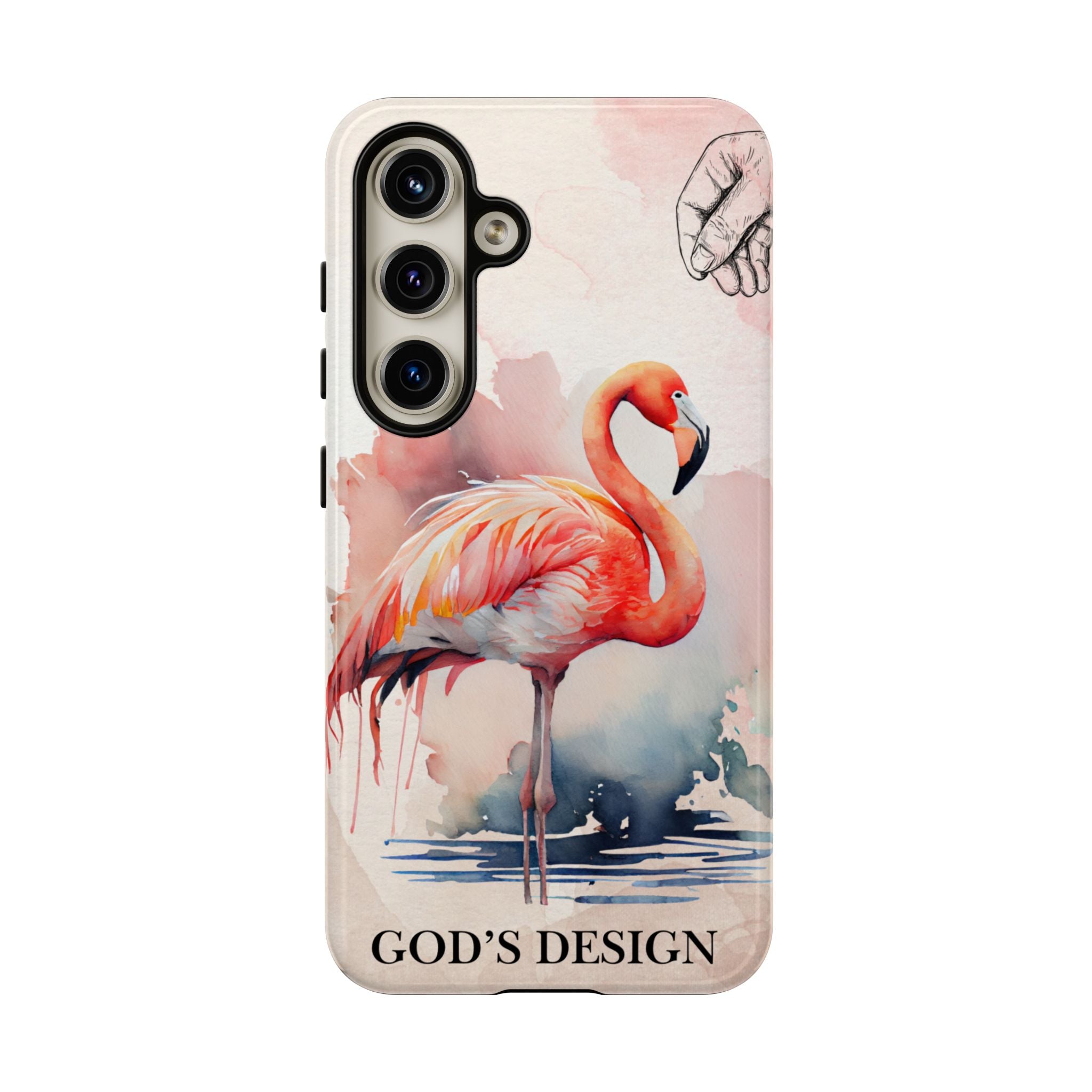 God’s Design Pink Flamingo Case