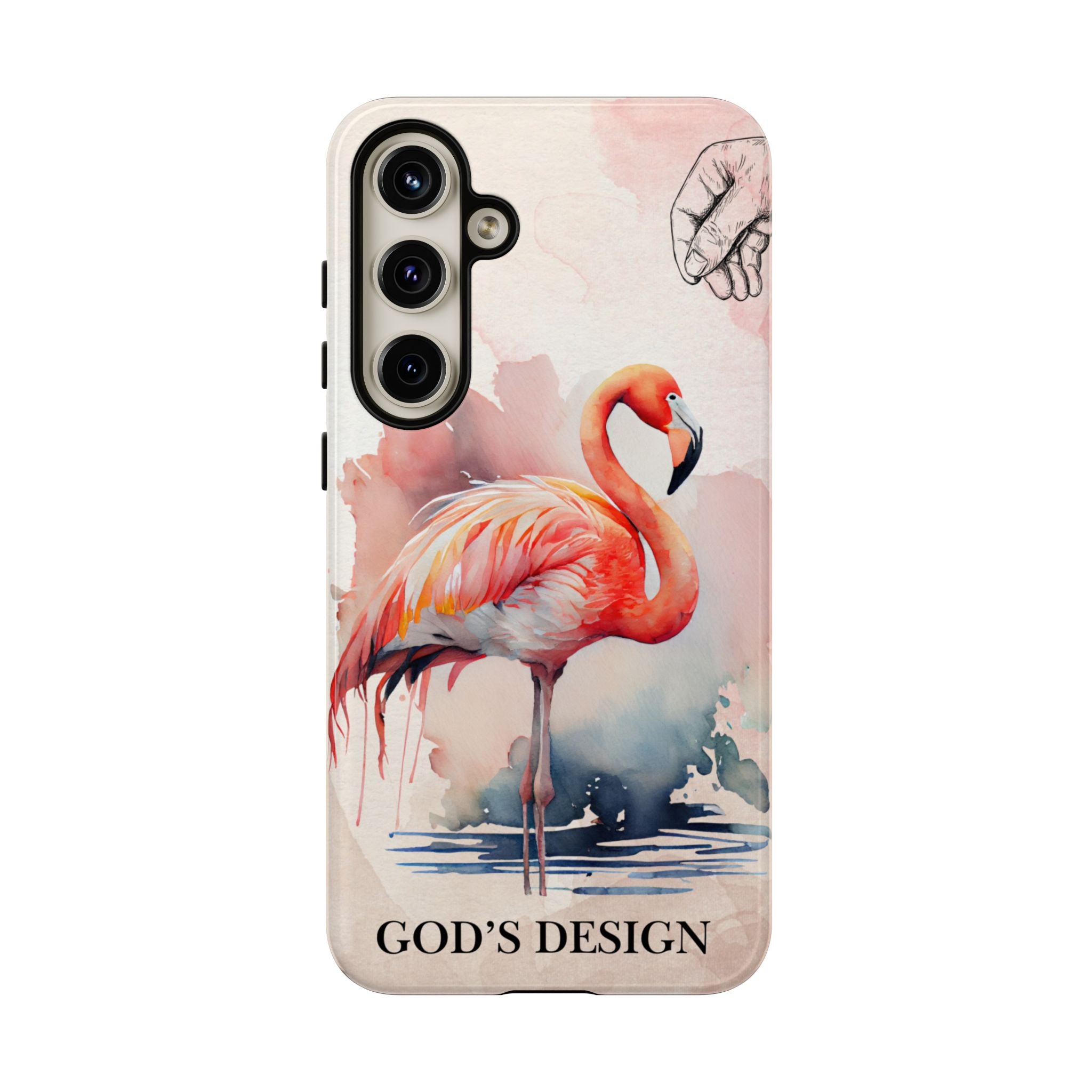 God’s Design Pink Flamingo Case