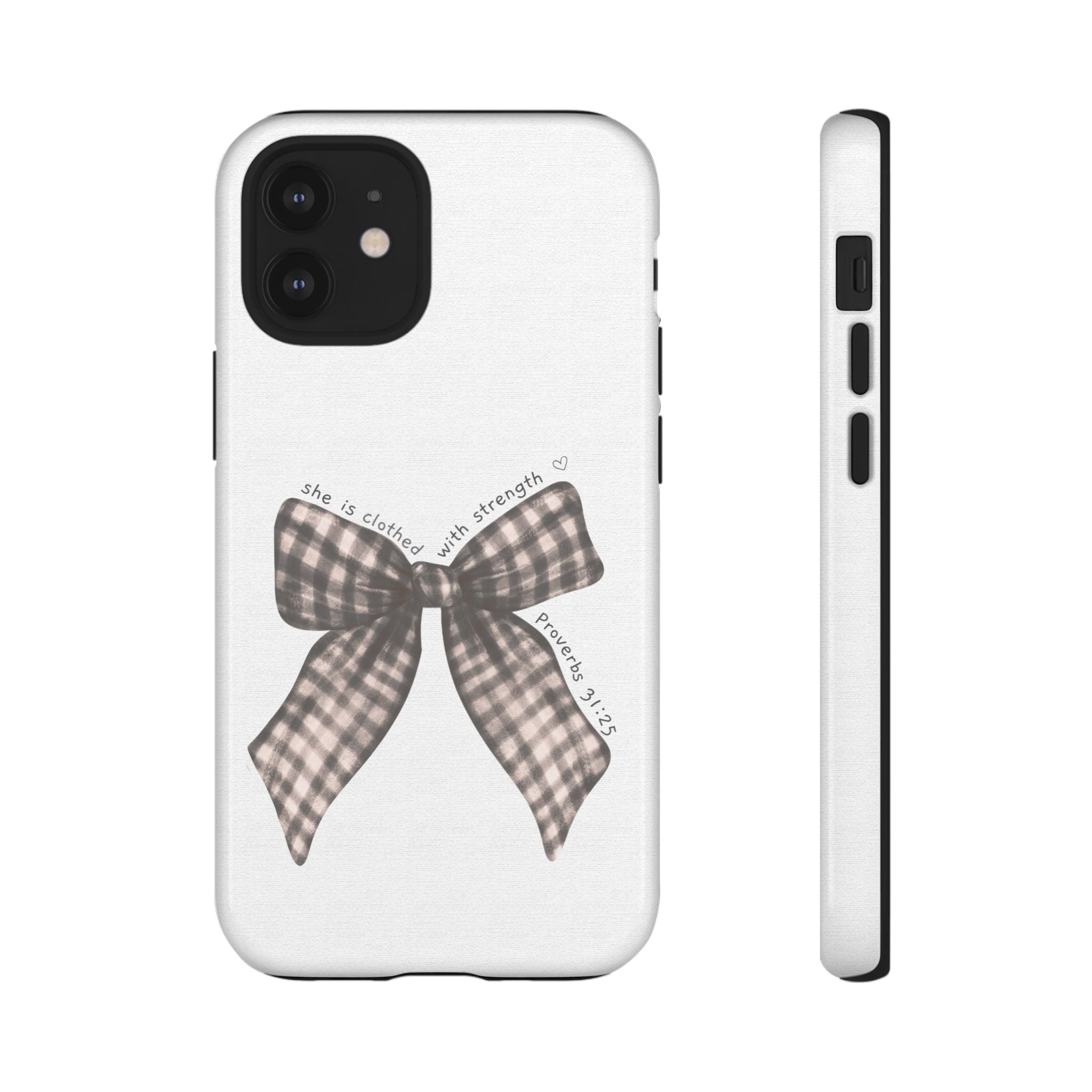 Proverbs 31 Rustic Bow Non MagSafe Phone Case