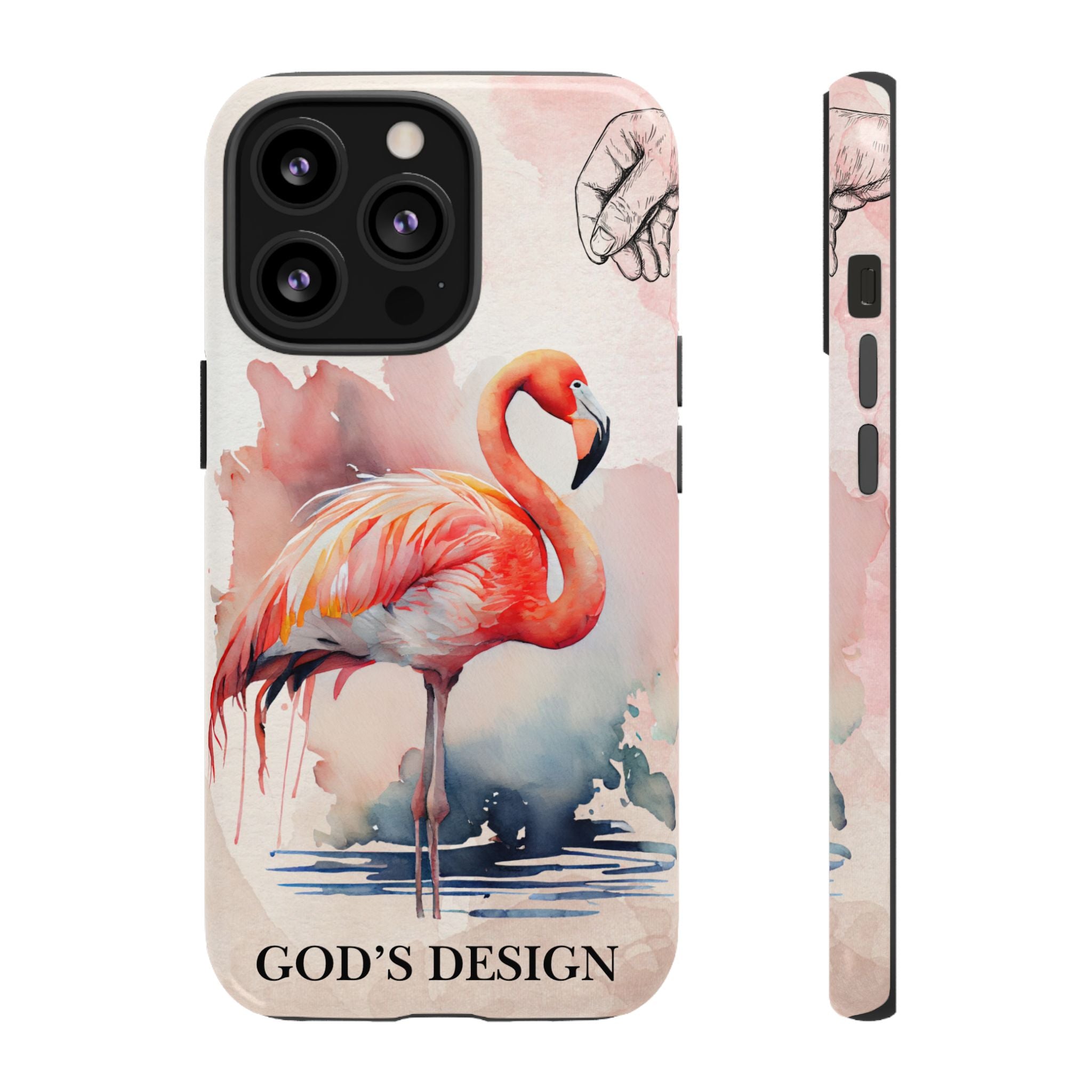 God’s Design Pink Flamingo Case