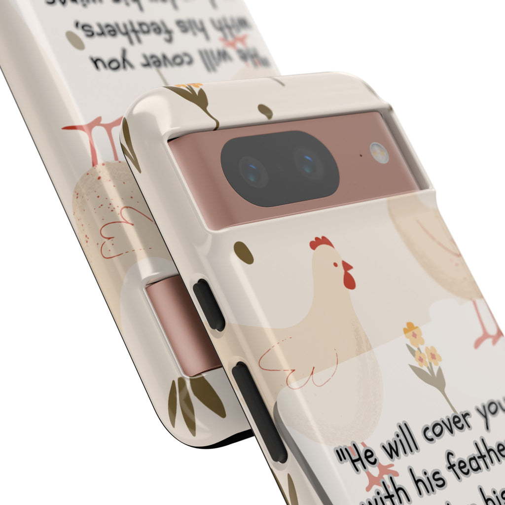 Psalm 91:4 Chicken Phone Case