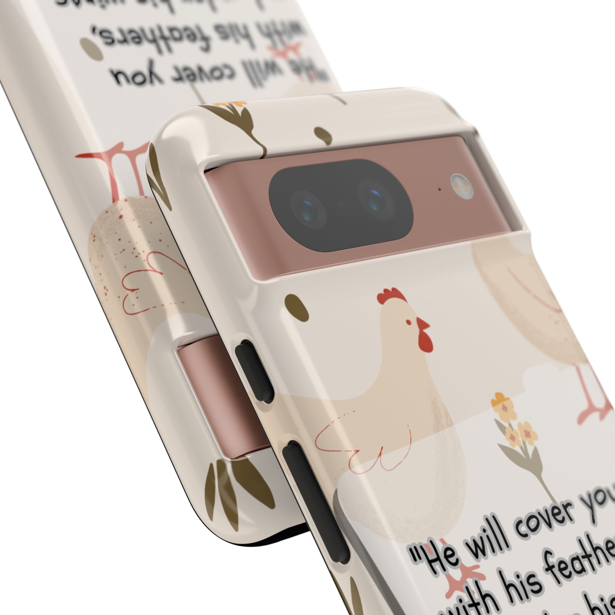 Psalm 91:4 Chicken Phone Case