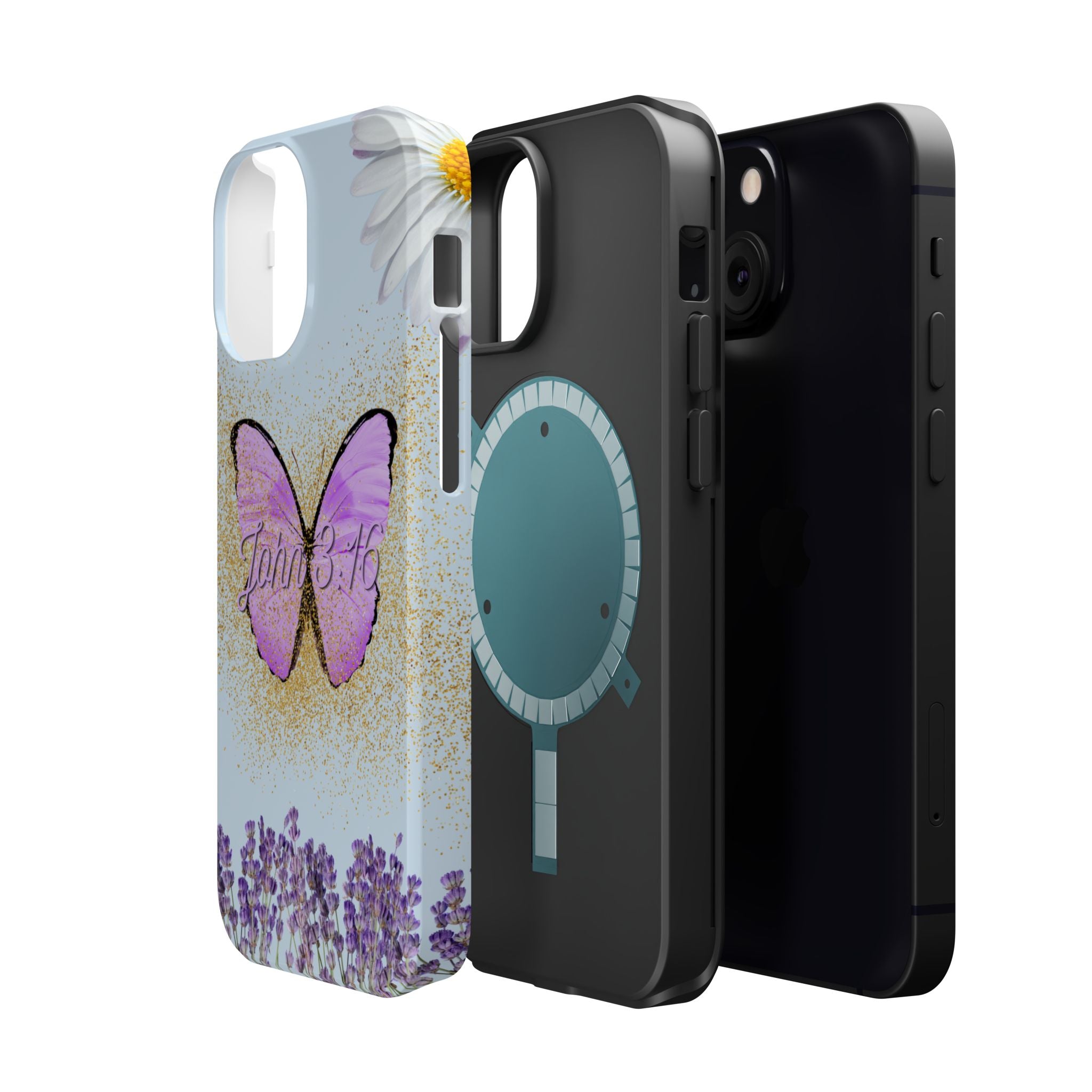 Butterfly Floral John 3:16