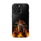 Forged in the flames phone case