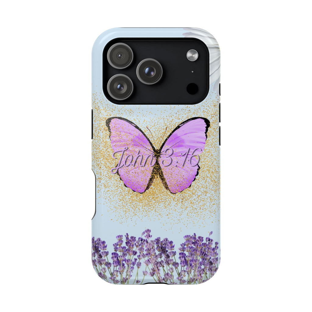 Butterfly Floral John 3:16