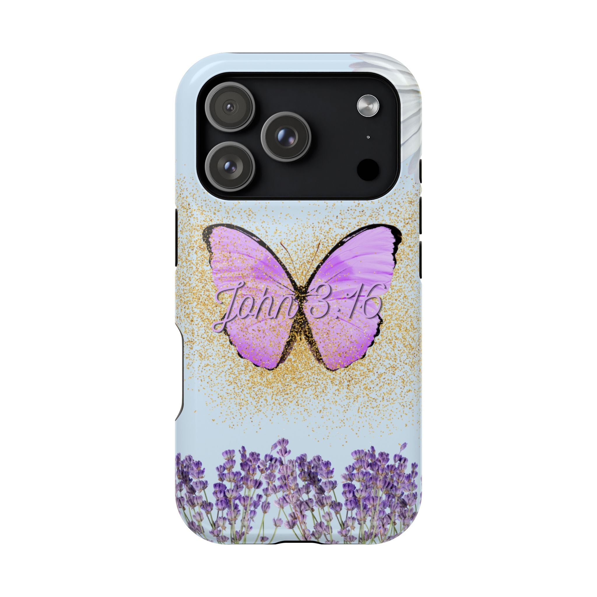 Butterfly Floral John 3:16