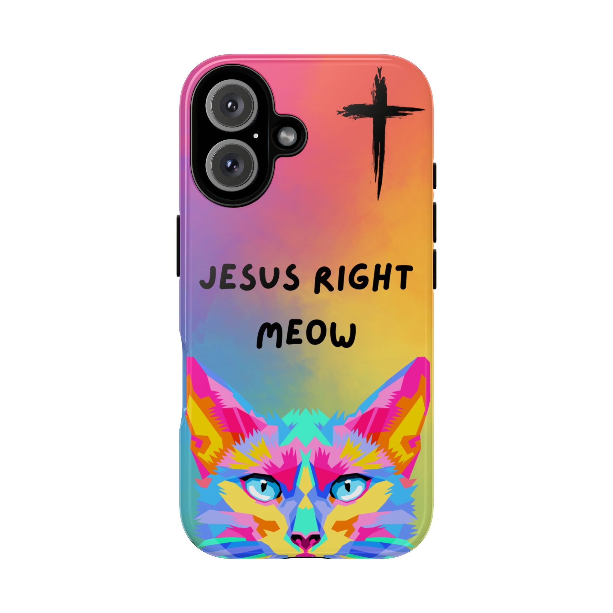 Jesus Right Meow Non MagSafe Phone Case