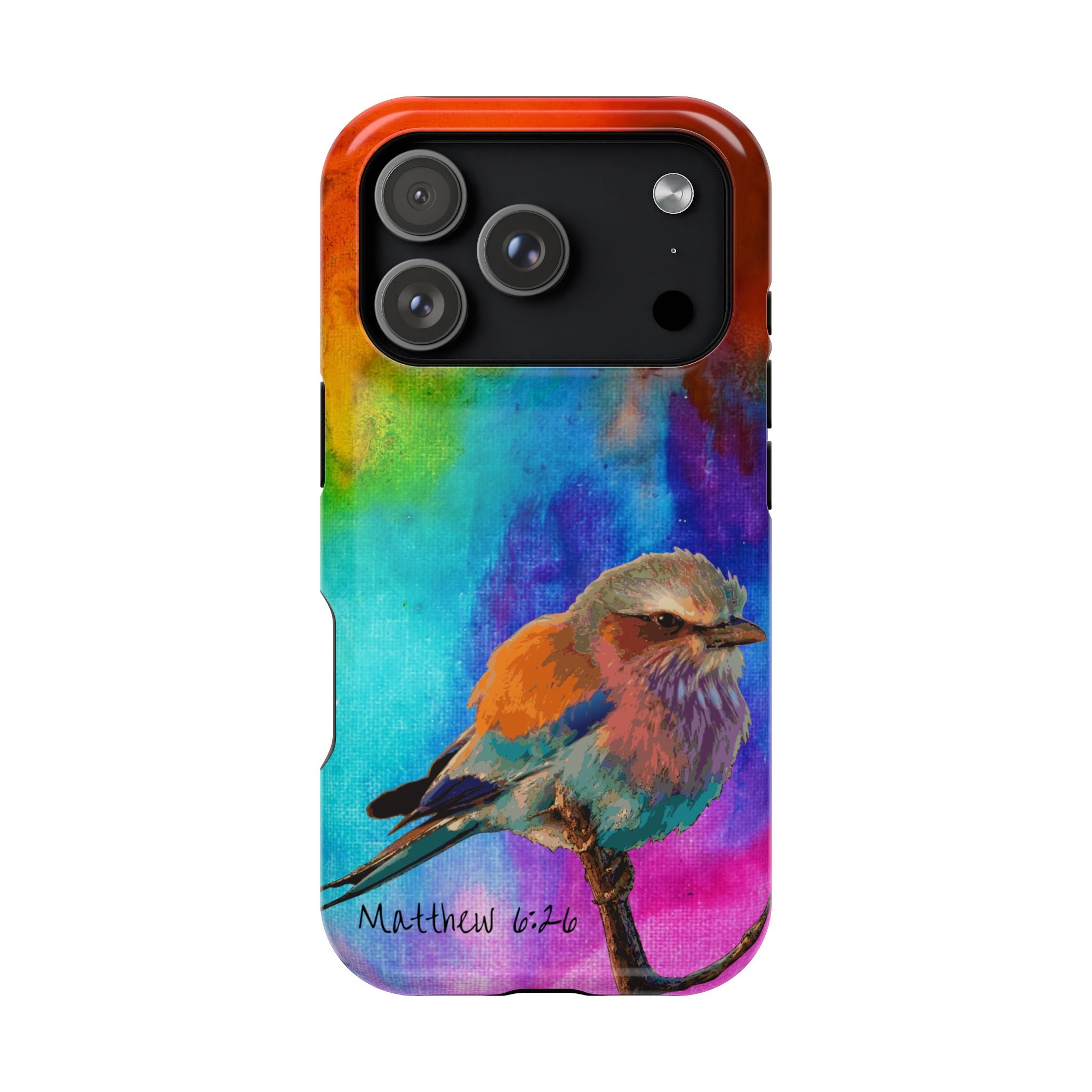 Consider the sparrow's watercolor phone case