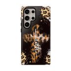 Faith Leopard Cross Non MagSafe Phone Case