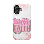 Have Faith Pink Butterfly Phone Case