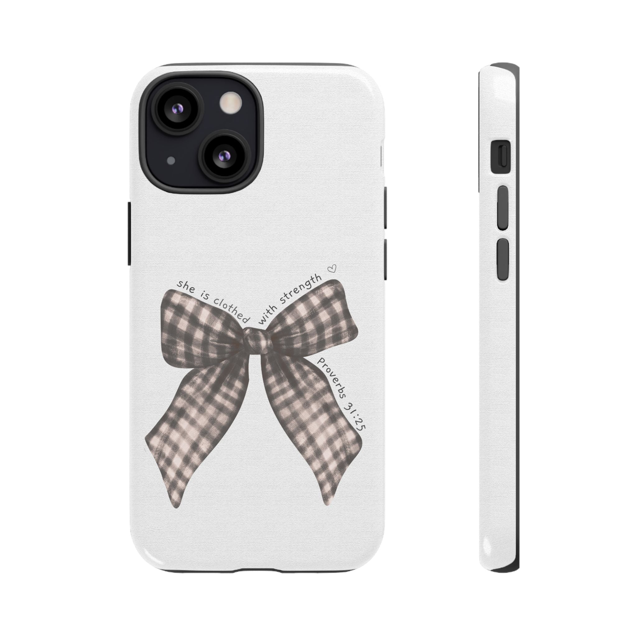 Proverbs 31 Rustic Bow Non MagSafe Phone Case