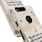 Psalm 91:4 Chicken Phone Case