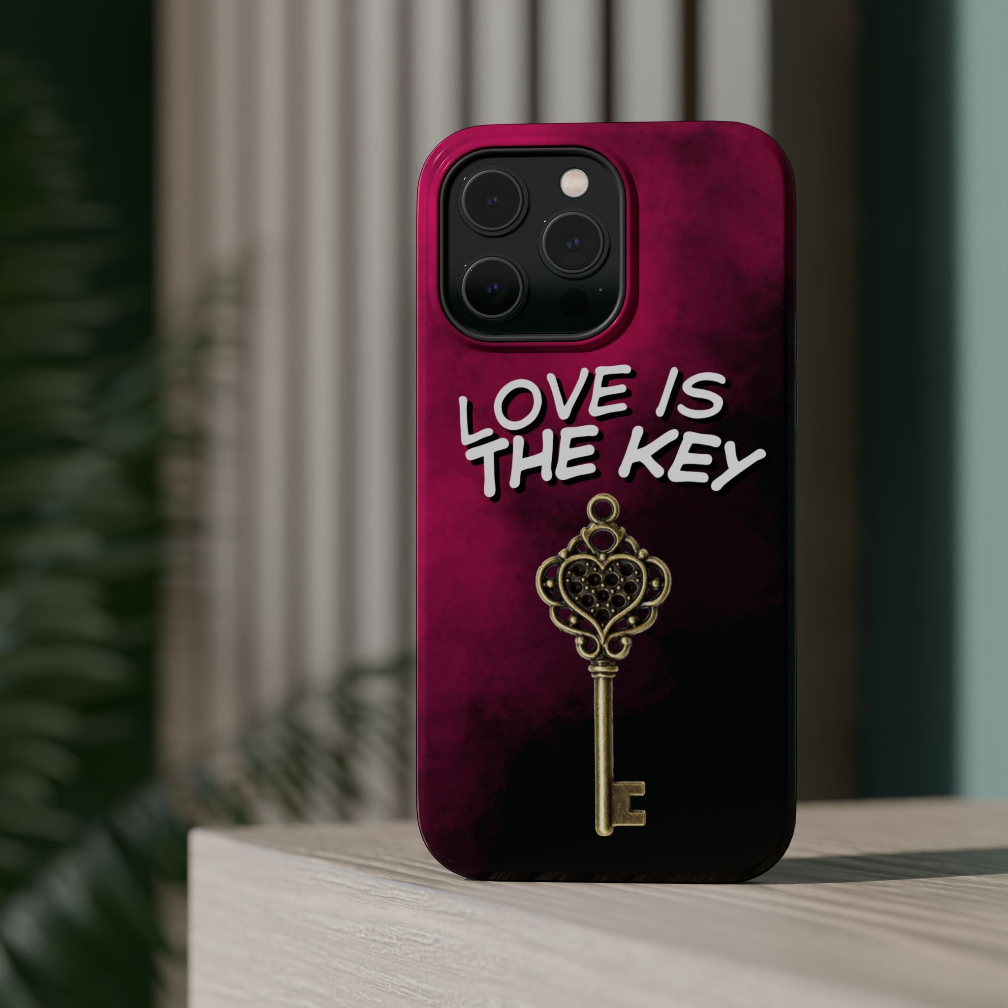 Love is the Key Phone Case