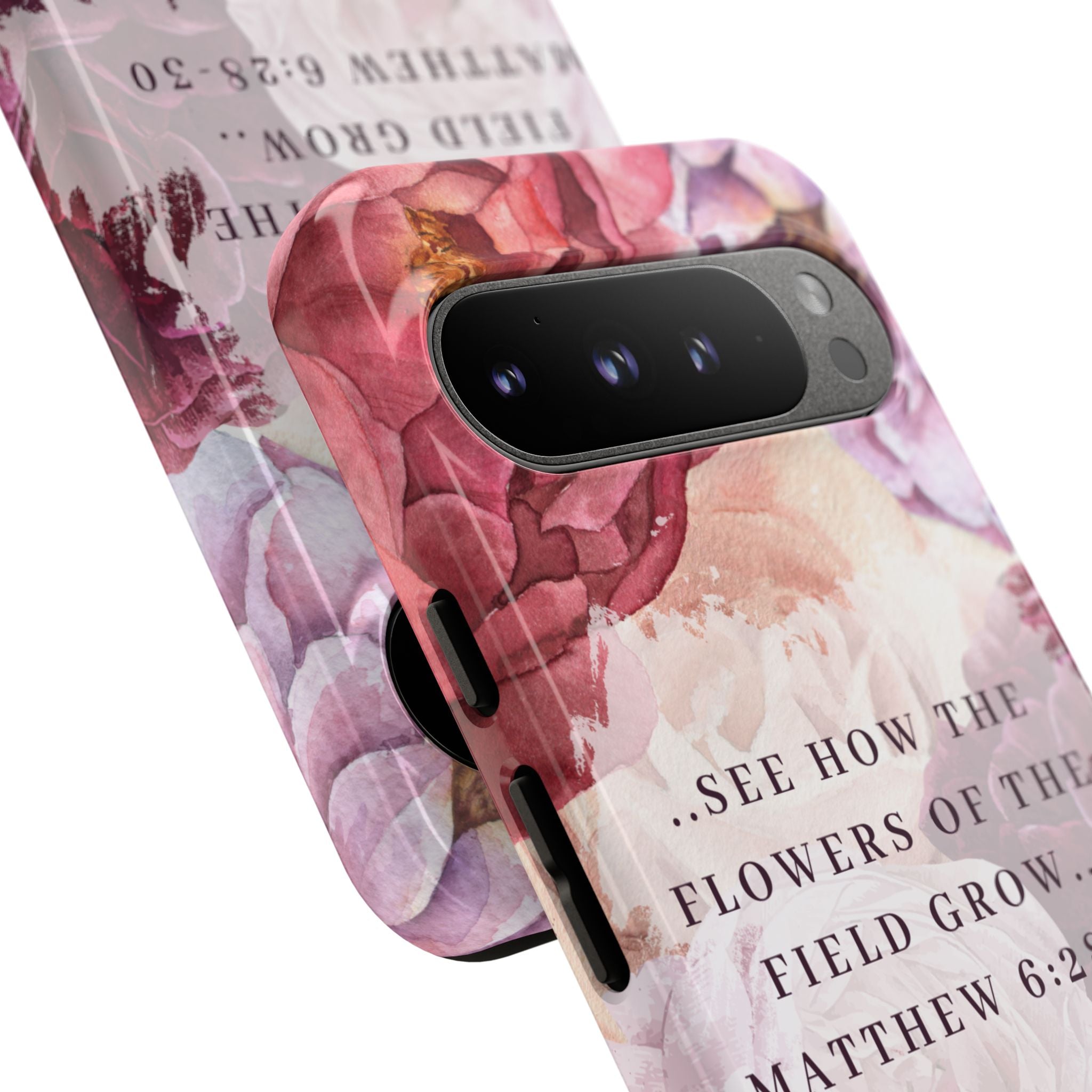 Matthew 6:28 Floral Samsung/Android Phone Case