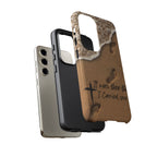 Footprints in the sand phone case
