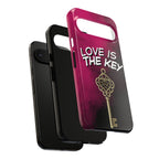 Love is the Key Phone Case