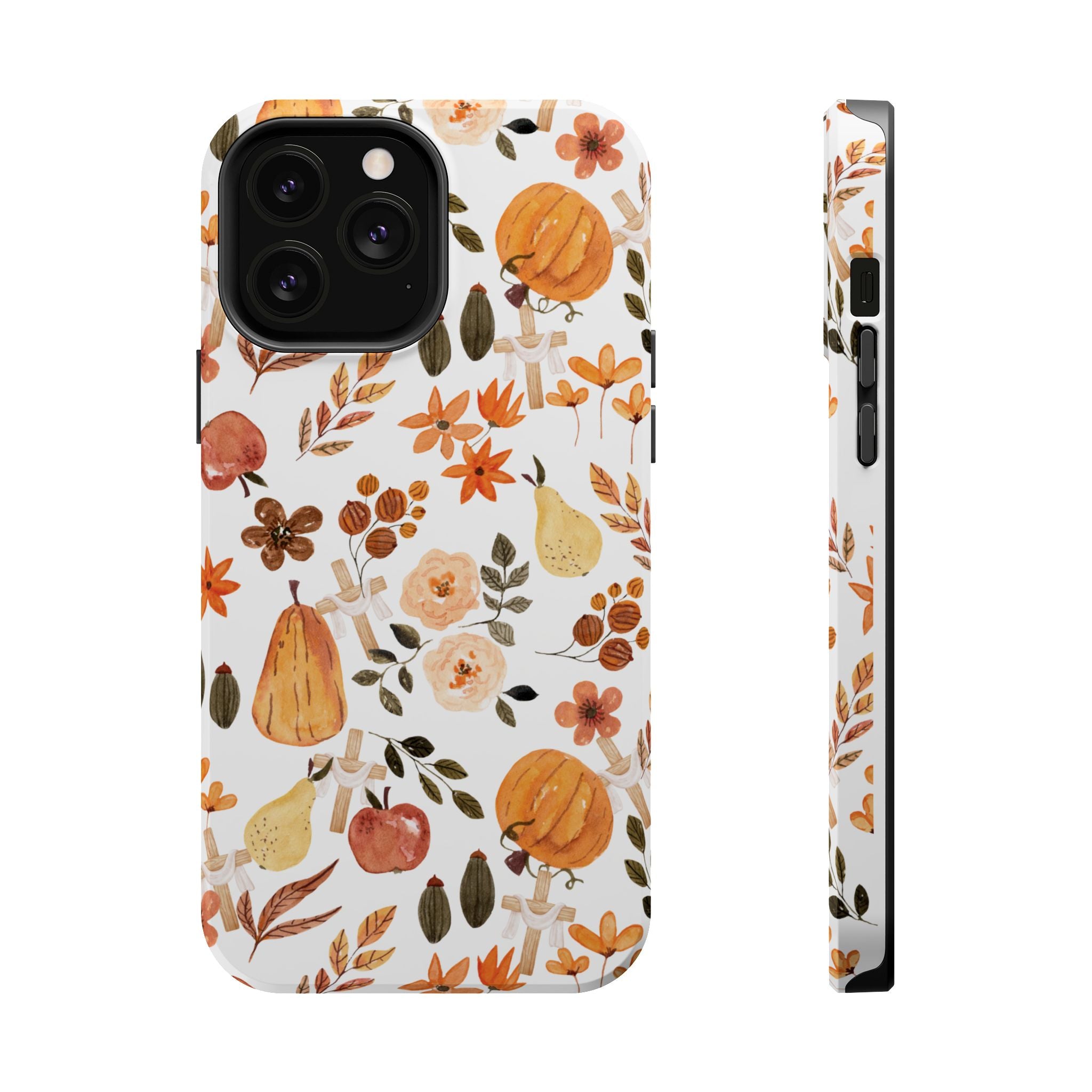 Autumn Cross & Pumpkin Phone Case
