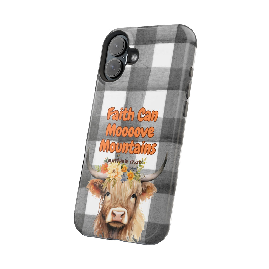 Faith Can Moooove Mountains Phone Case