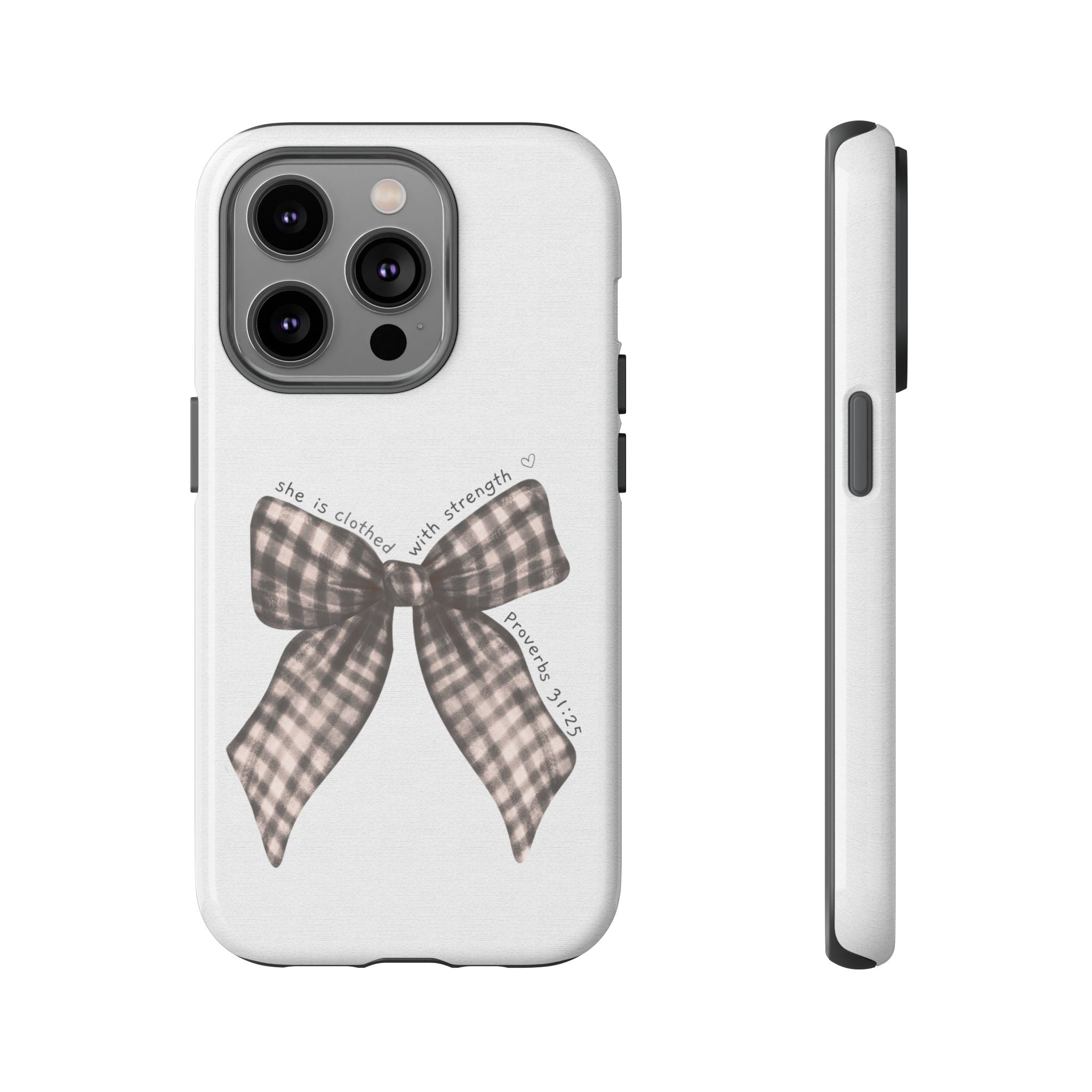 Proverbs 31 Rustic Bow Non MagSafe Phone Case