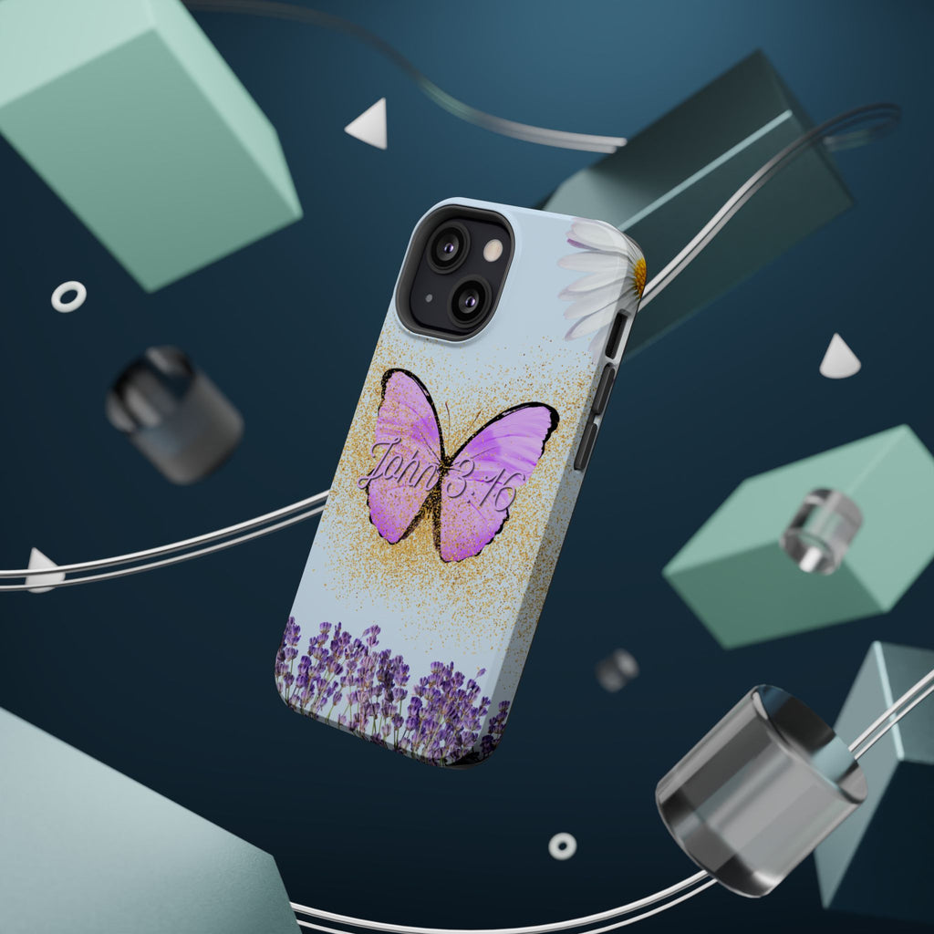 Butterfly Floral John 3:16