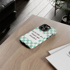 "With God, All Things Are Possible" Non MagSafe Phone Case