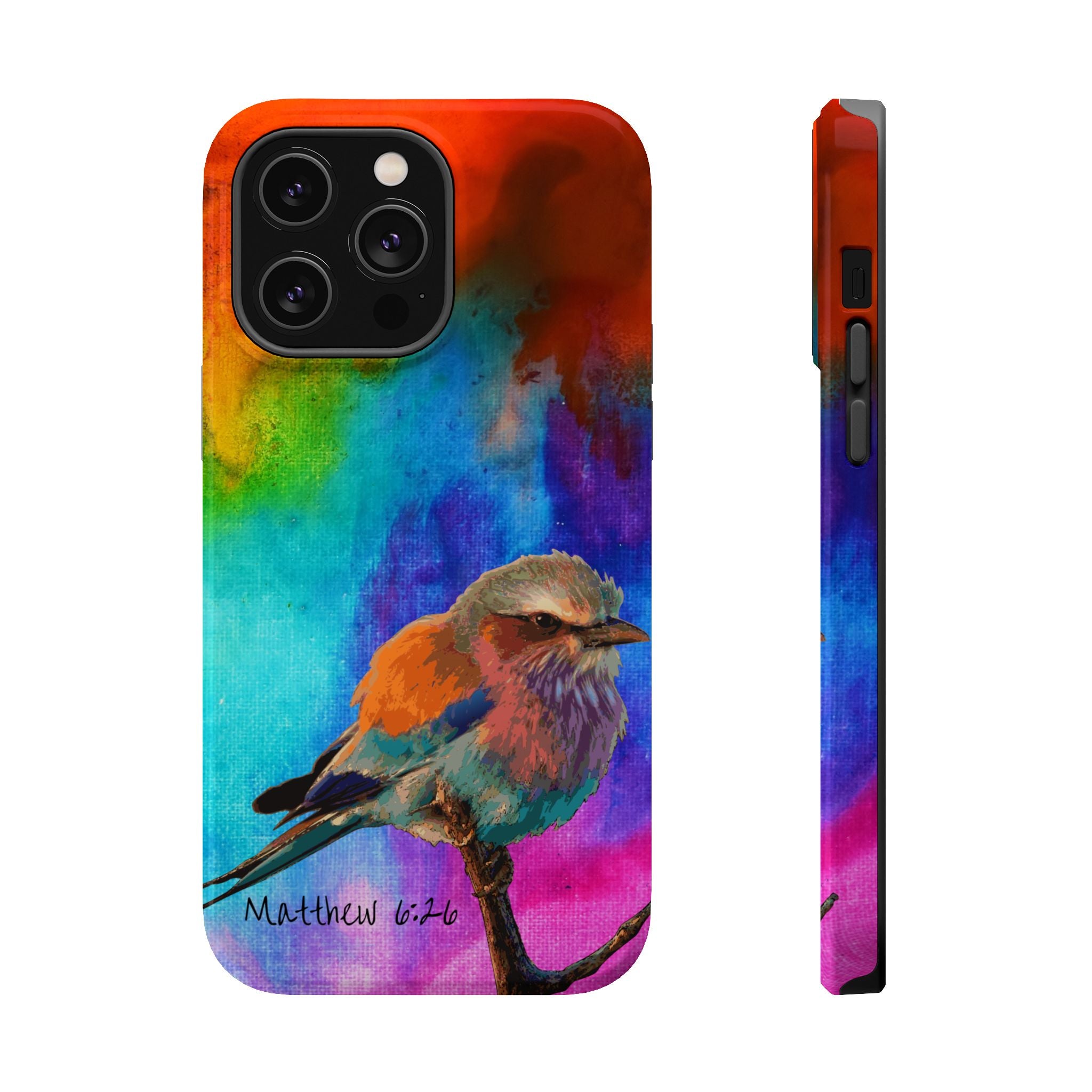 Consider the sparrow's watercolor phone case