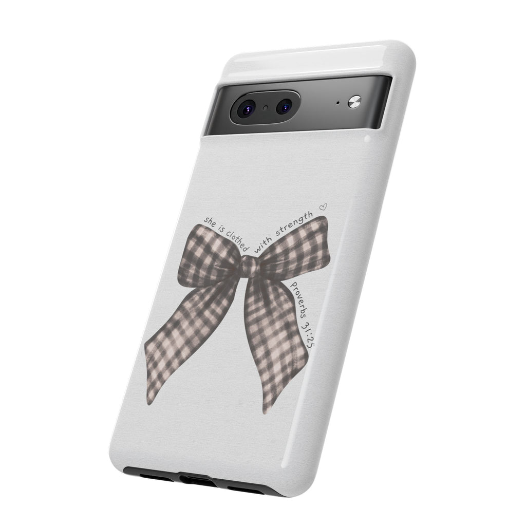 Proverbs 31 Rustic Bow Non MagSafe Phone Case
