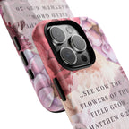 Matthew 6:28 Floral Samsung/Android Phone Case