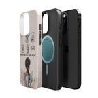 Armor of God (Dark haired woman) phone case