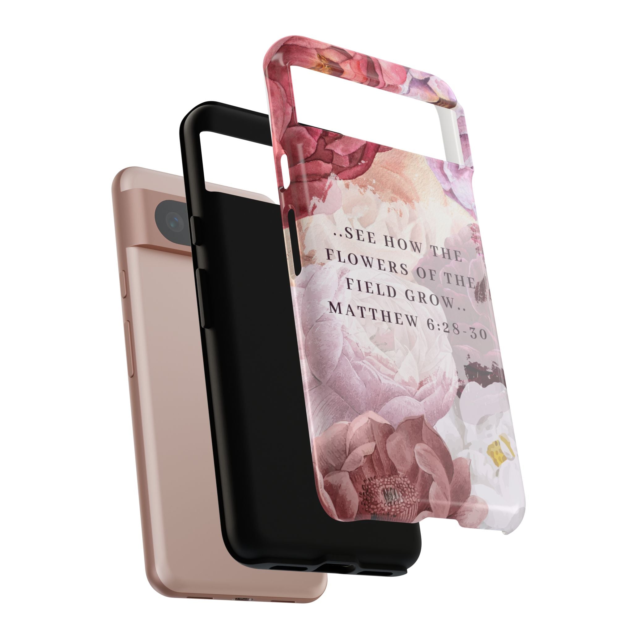 Matthew 6:28 Floral Samsung/Android Phone Case