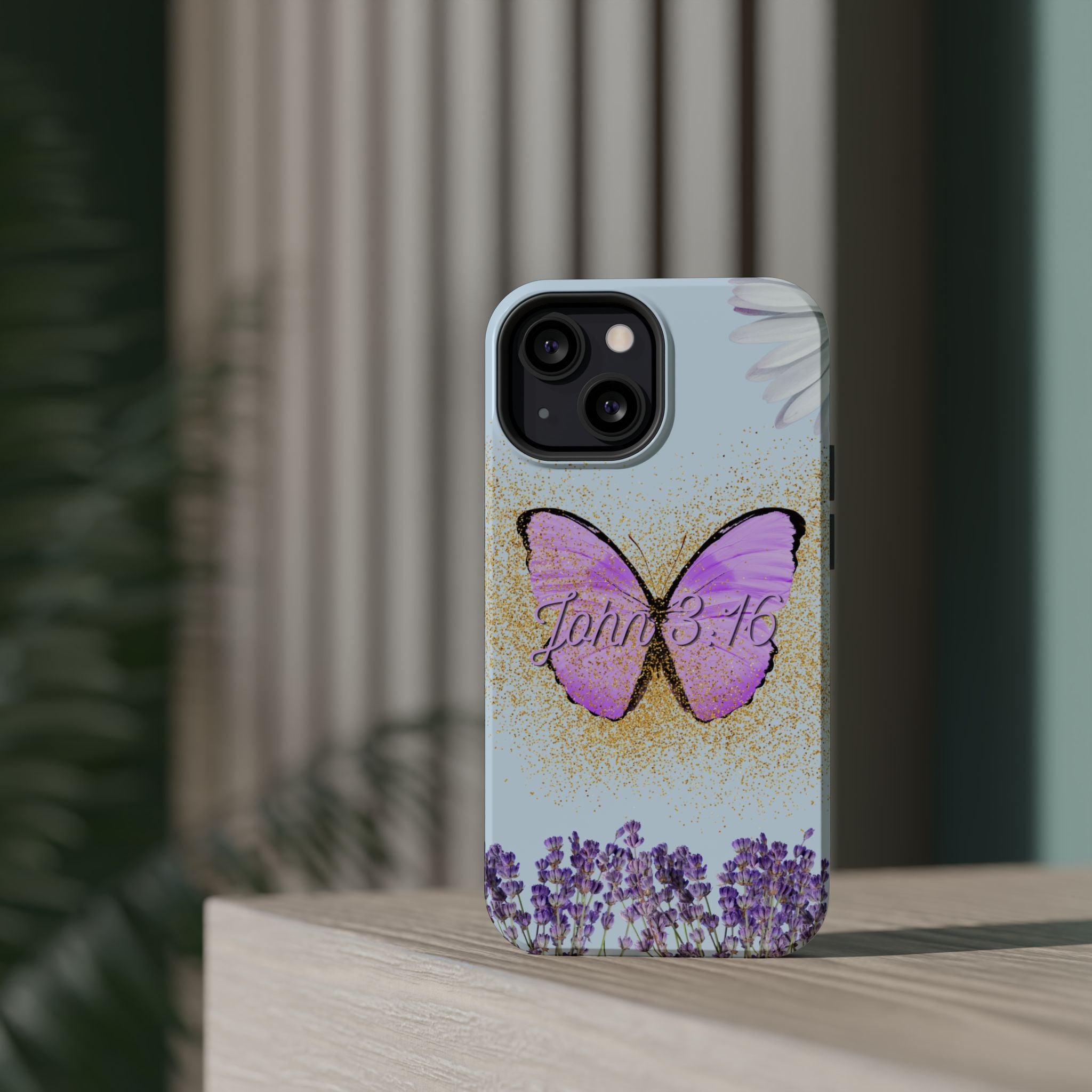 Butterfly Floral John 3:16