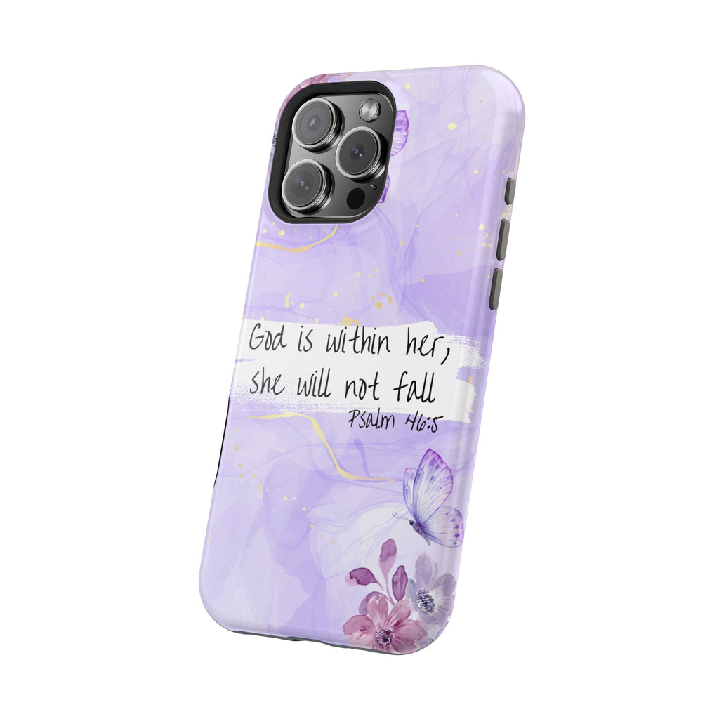 Inspirational Magnetic Phone Case - God is Within Her, Custom Tough Cases for Women, Christian Gifts, Birthday Accessories, [...]