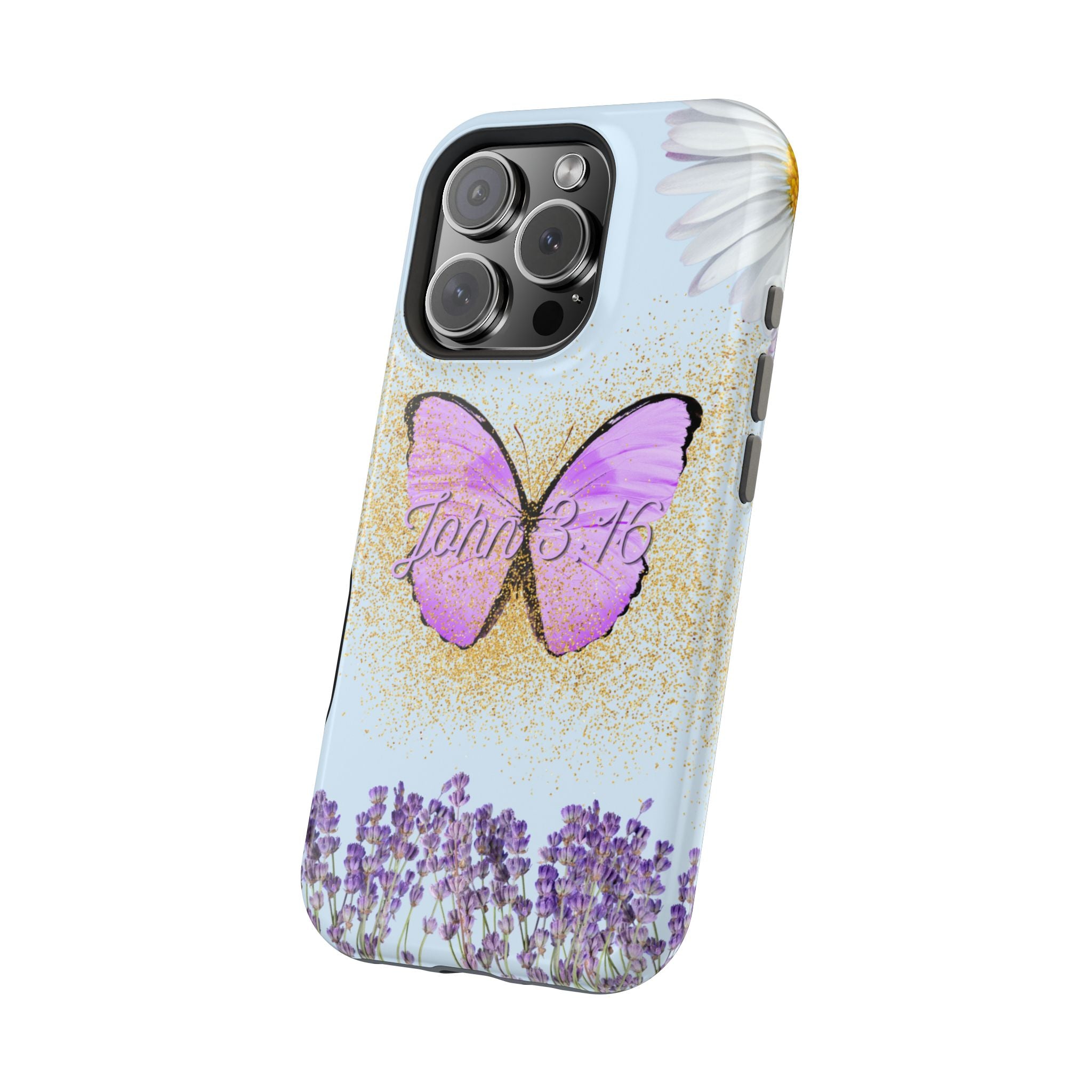 Butterfly Floral John 3:16