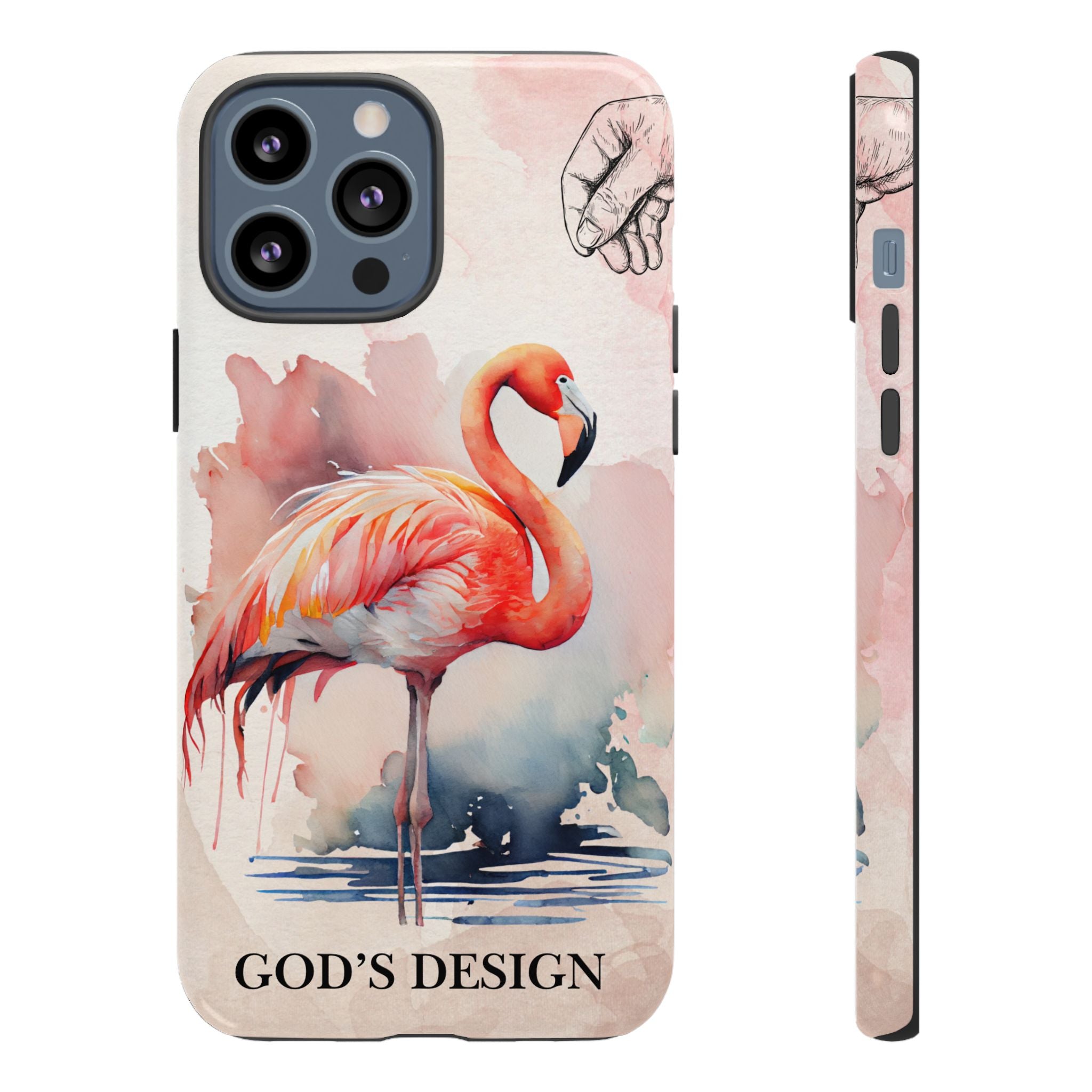 God’s Design Pink Flamingo Case