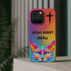 Jesus Right Meow Phone Case